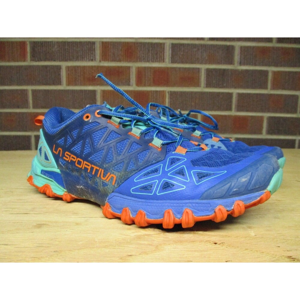 La Sportiva Womens Bushido II 2037-C Blue Green Hiking Shoes Sneakers Size 9.5 - Picture 2 of 16